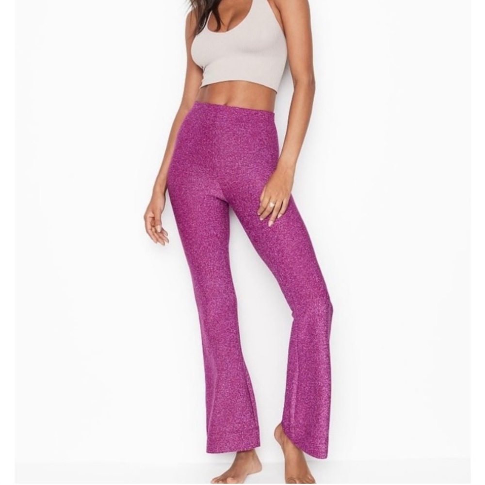 Victoria’s Secret Shine Flare Leg Pants